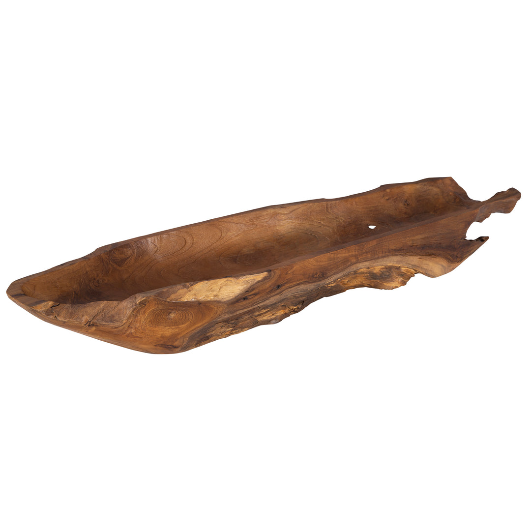 Uttermost Teak Leaf Bowl