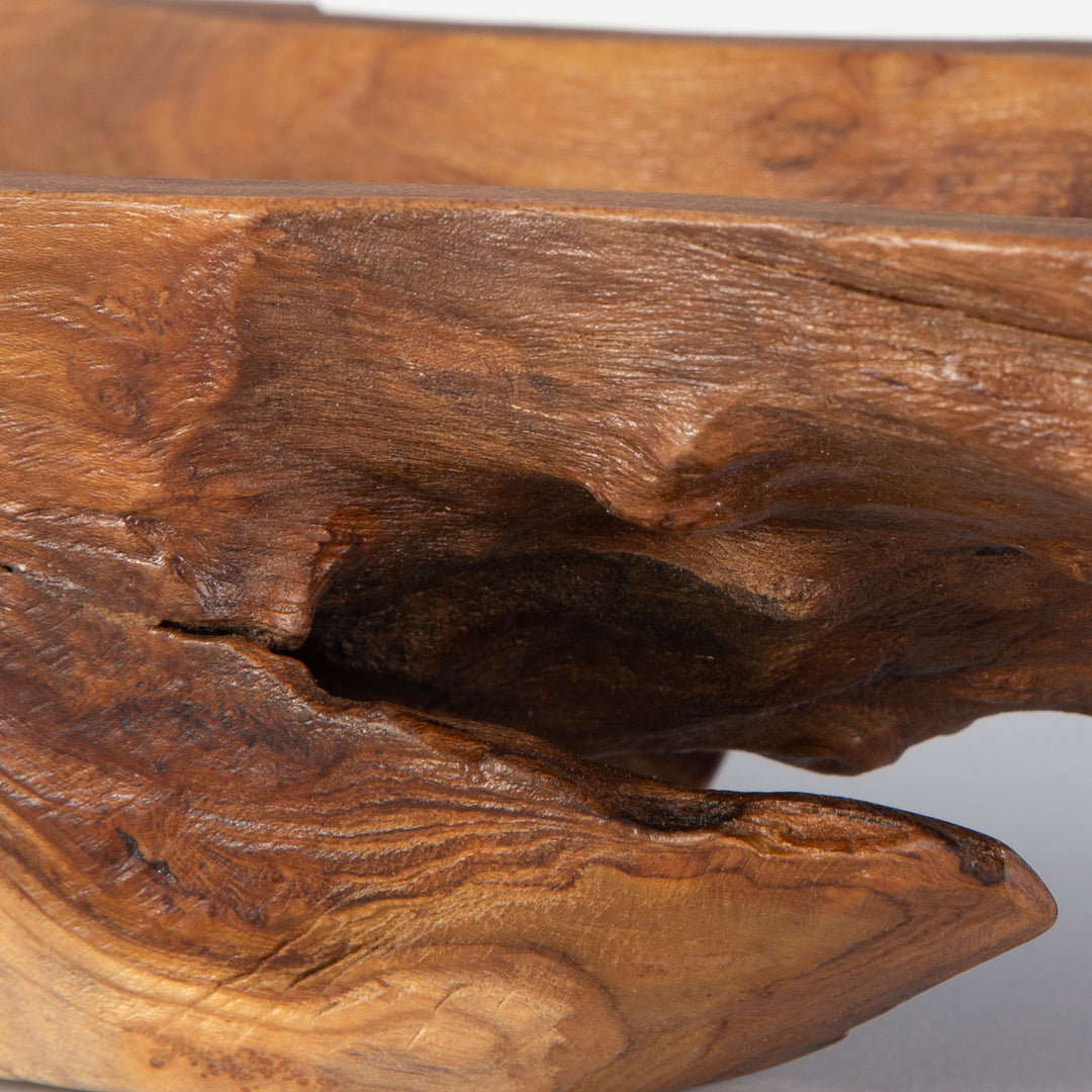 Uttermost Teak Leaf Bowl