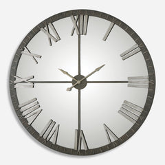 Uttermost Amelie Large Bronze Wall Clock