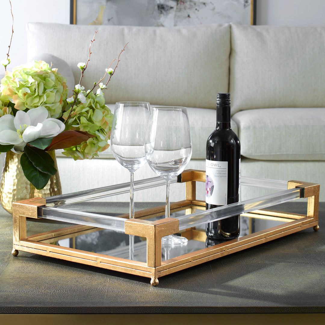 Uttermost Balkan Mirrored Tray