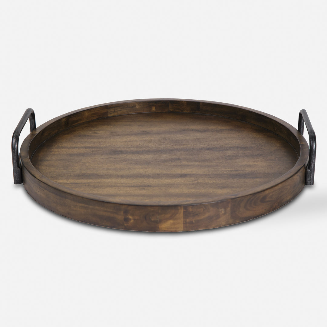 Uttermost Reine Round Wooden Tray