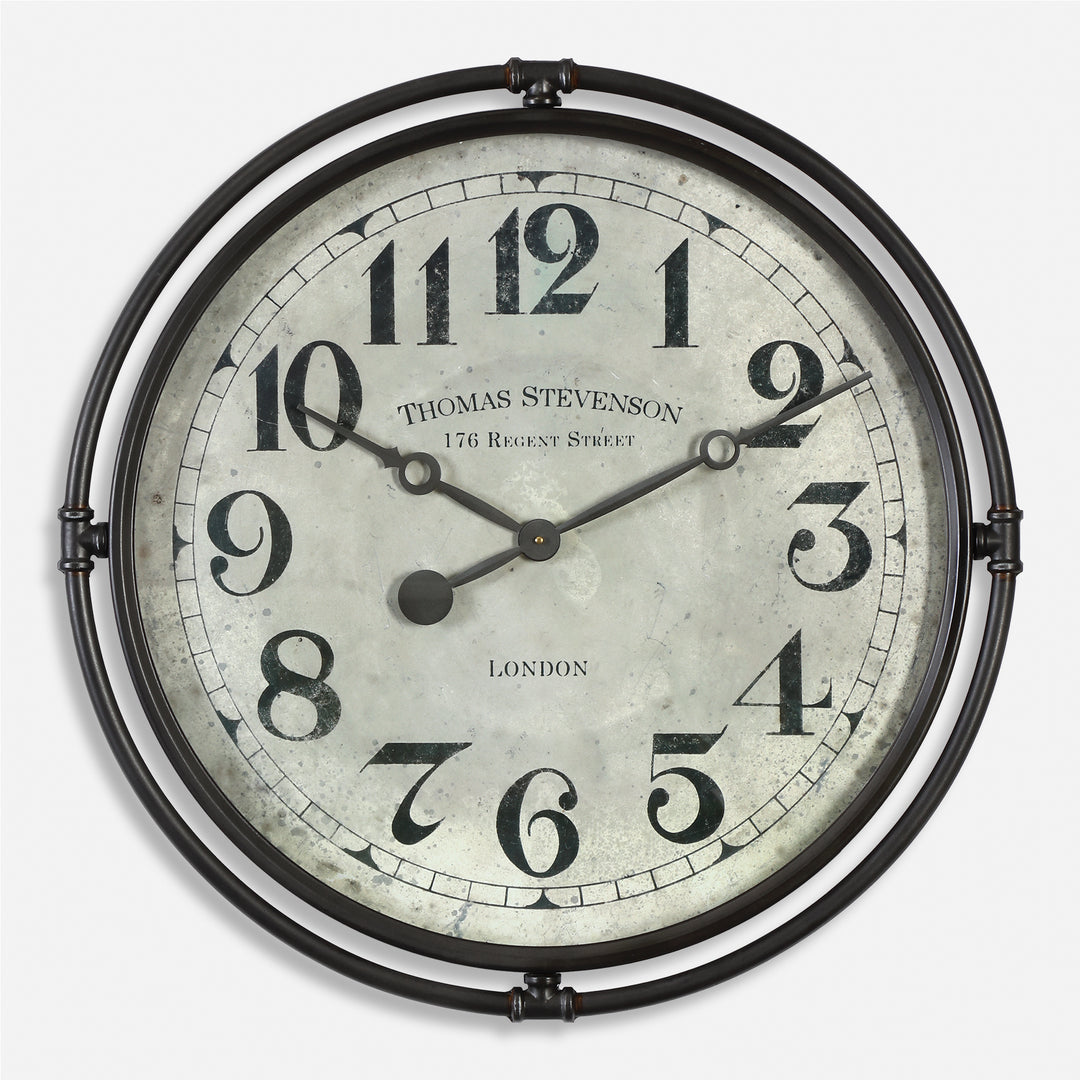 Uttermost Nakul Industrial Wall Clock