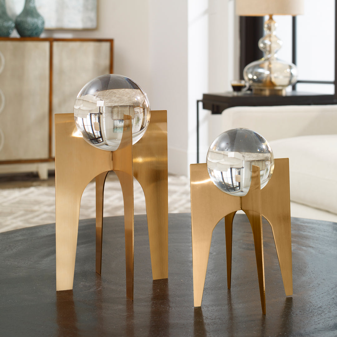 Uttermost Ellianna Crystal Spheres, S/2