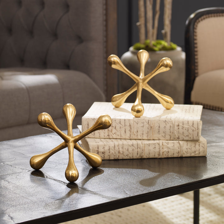 Uttermost Harlan Brass Objects Set/2