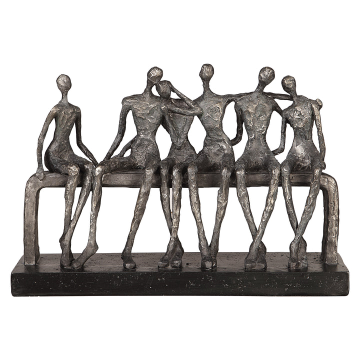 Uttermost Camaraderie Aged Silver Figurine