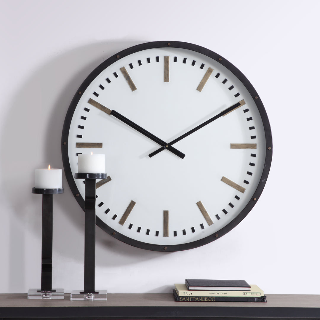 Uttermost Fleming Large Wall Clock