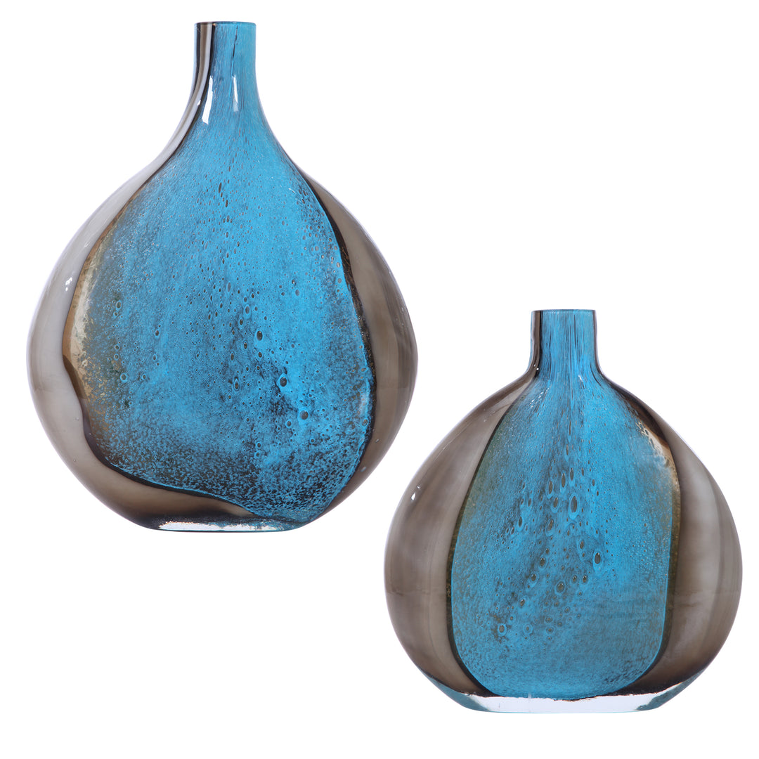 Uttermost Adrie Art Glass Vases, S/2