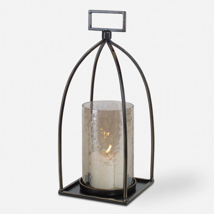 Uttermost Riad Bronze Lantern Candleholder