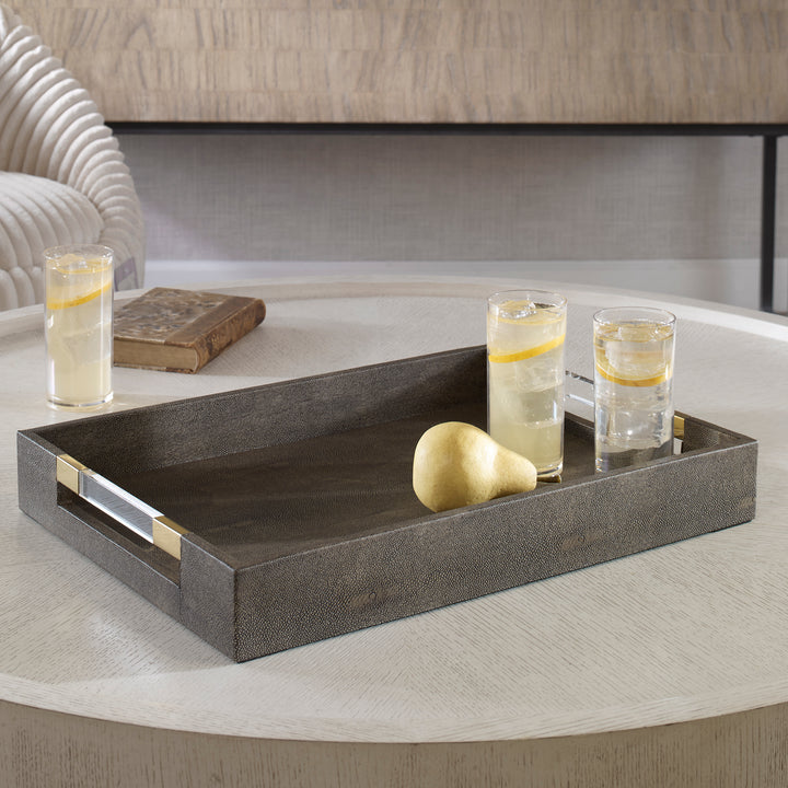 Uttermost Wessex Gray Tray