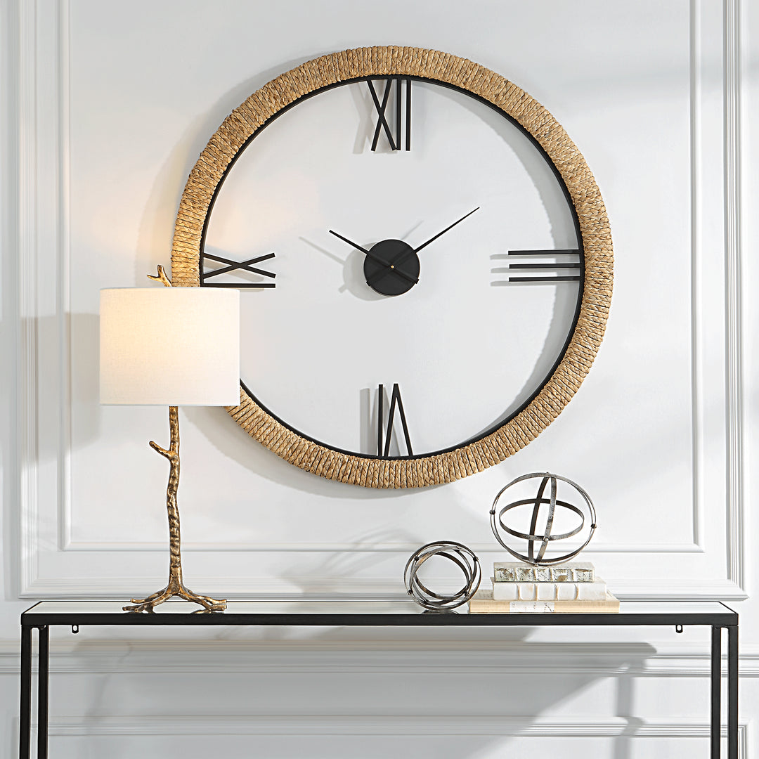 Uttermost Montecito Coastal Modern Wall Clock