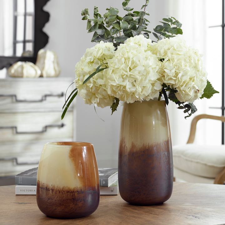 Uttermost Desert Wind Glass Vases, S/2