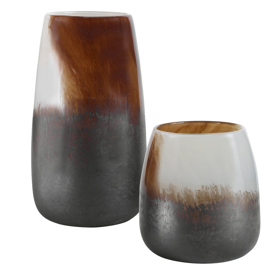 Uttermost Desert Wind Glass Vases, S/2