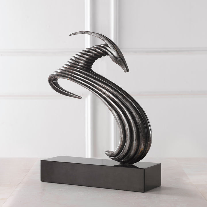 Uttermost Take The Lead Ram Sculpture