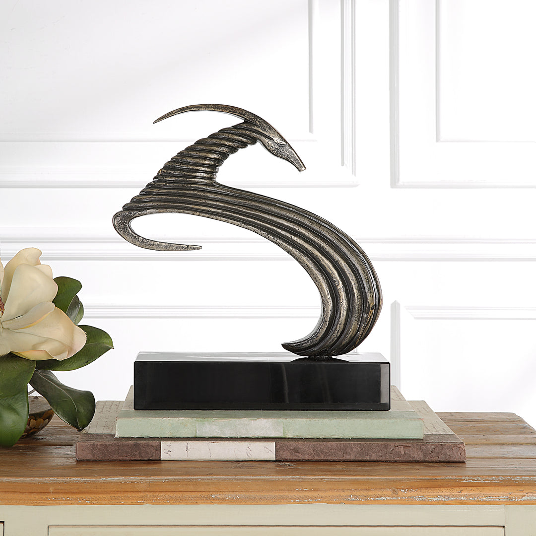 Uttermost Take The Lead Ram Sculpture