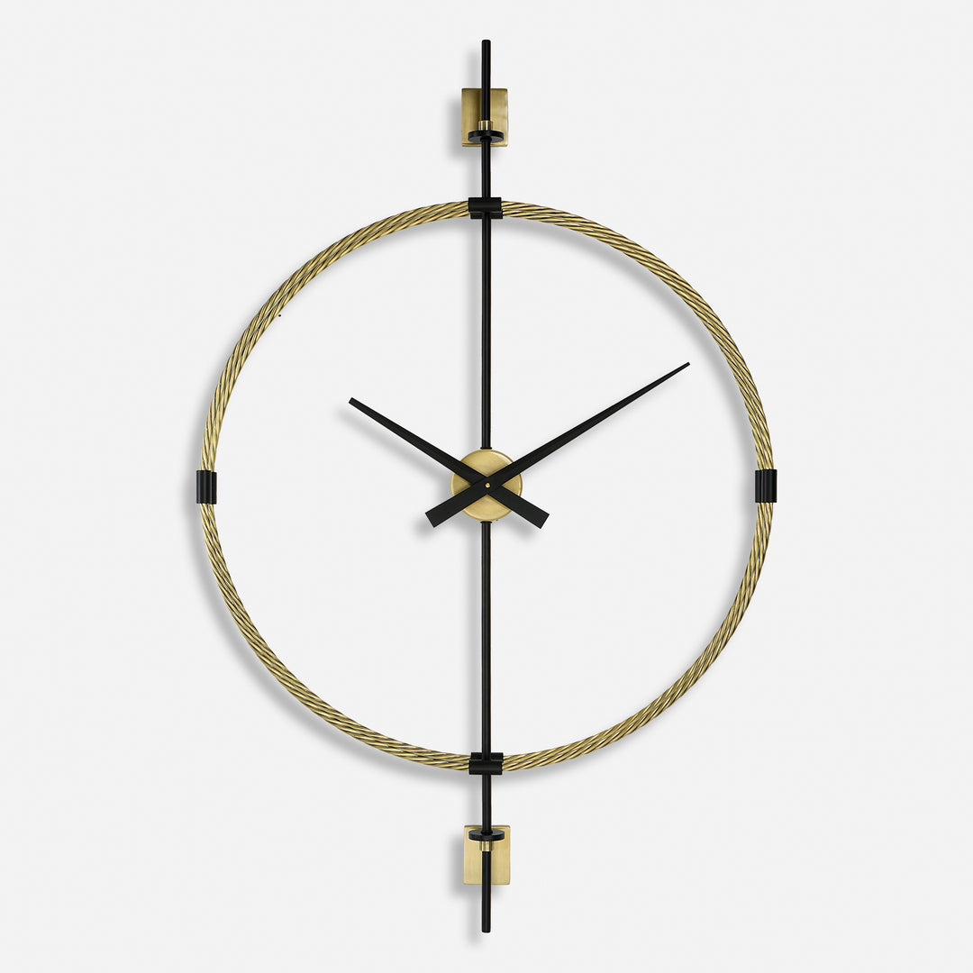 Uttermost Time Flies Modern Wall Clock