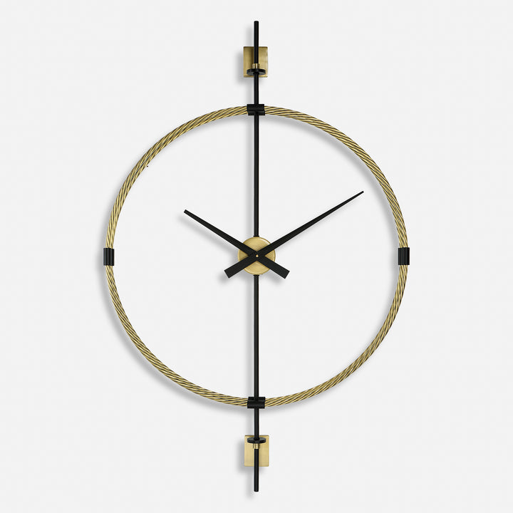 Uttermost Time Flies Modern Wall Clock