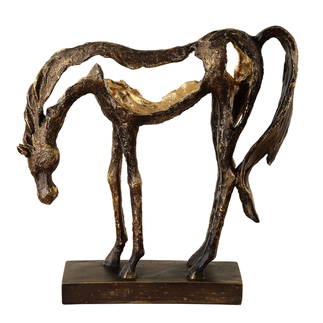 Uttermost Openly Grazing Horse Sculpture