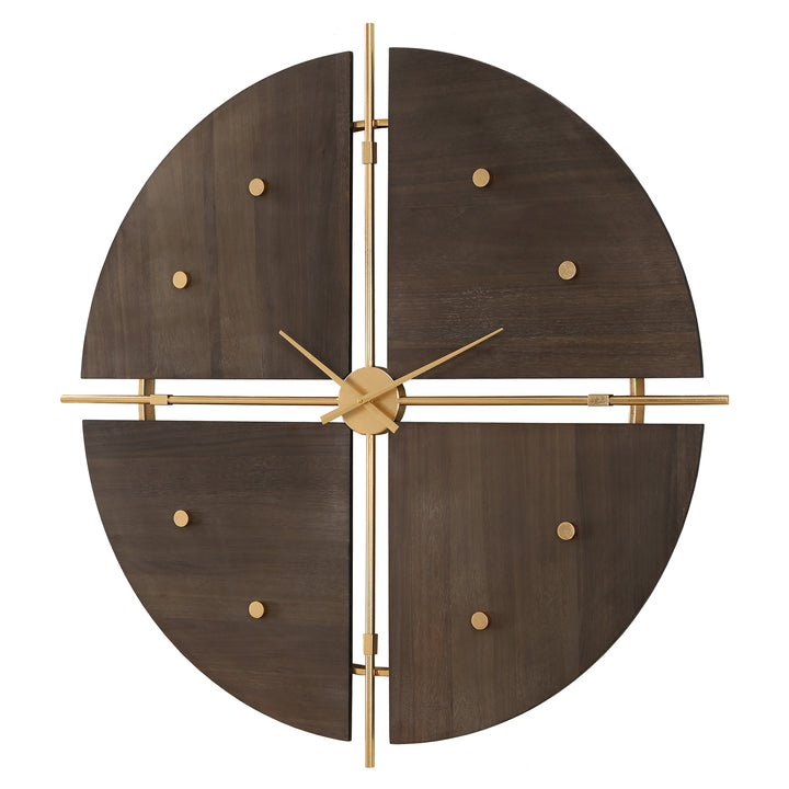 Uttermost Walnut Elegance Wall Clock