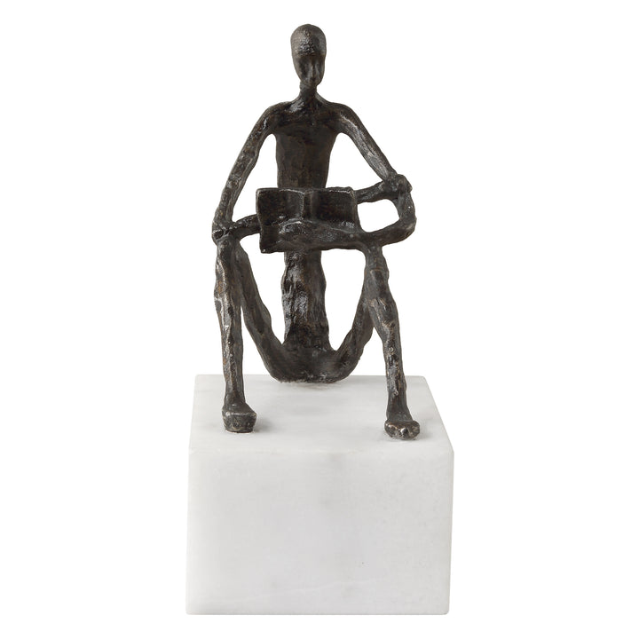 Uttermost Sit Back, Relax And Read, Iron Sculpture