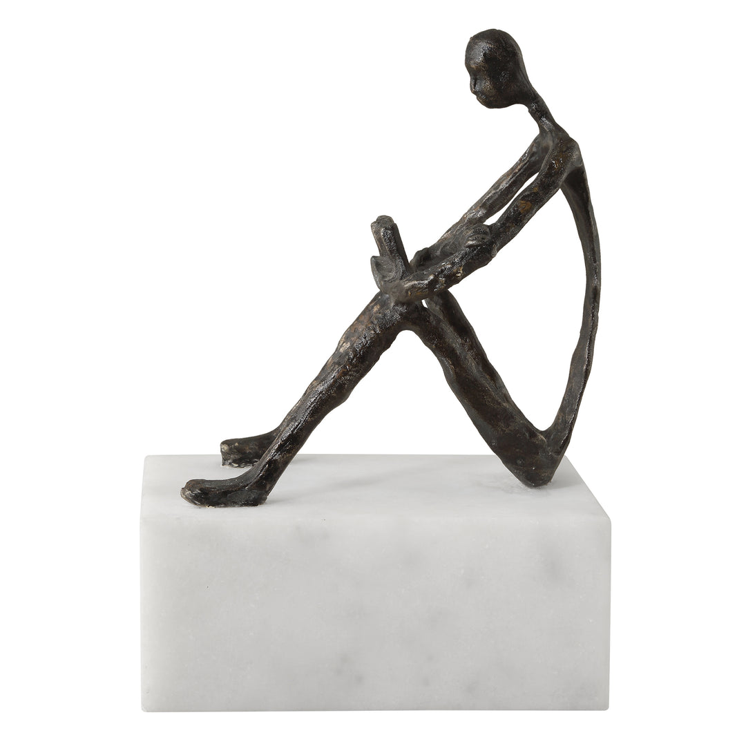 Uttermost Sit Back, Relax And Read, Iron Sculpture