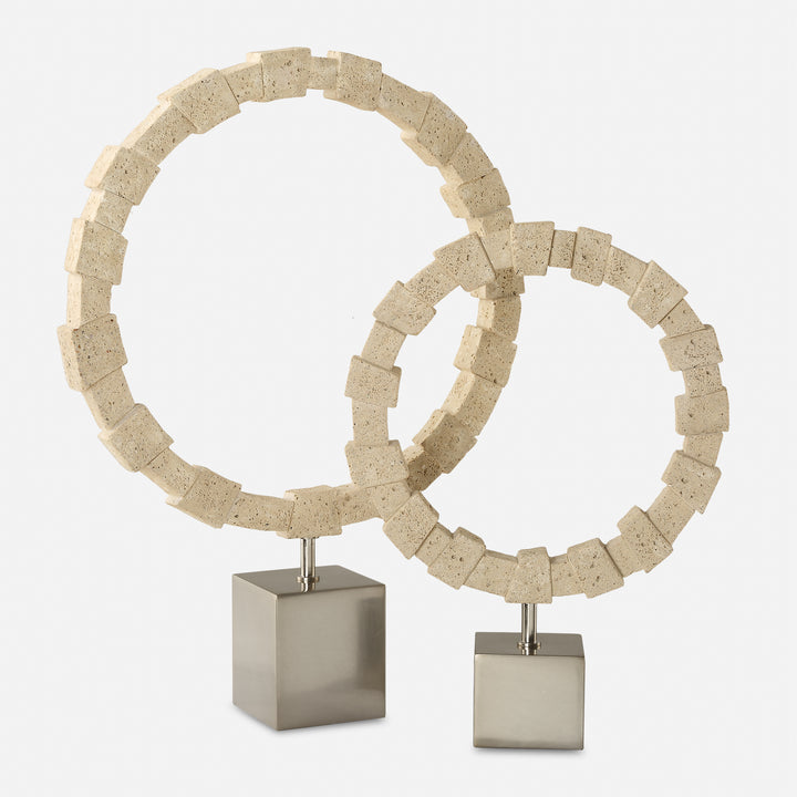 Uttermost Ivory Fusion Stone Rings, S/2