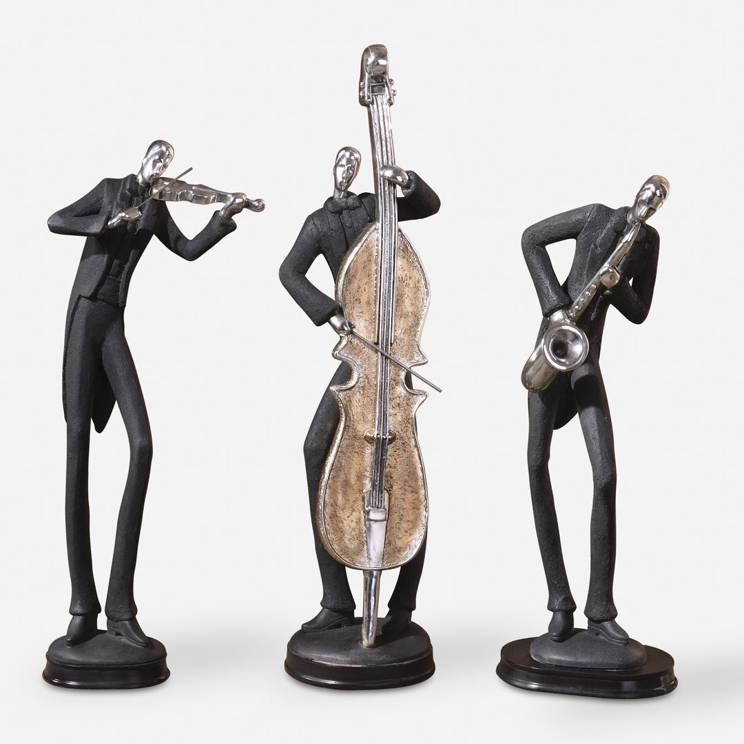 Uttermost Musicians Decorative Figurines, Set/3