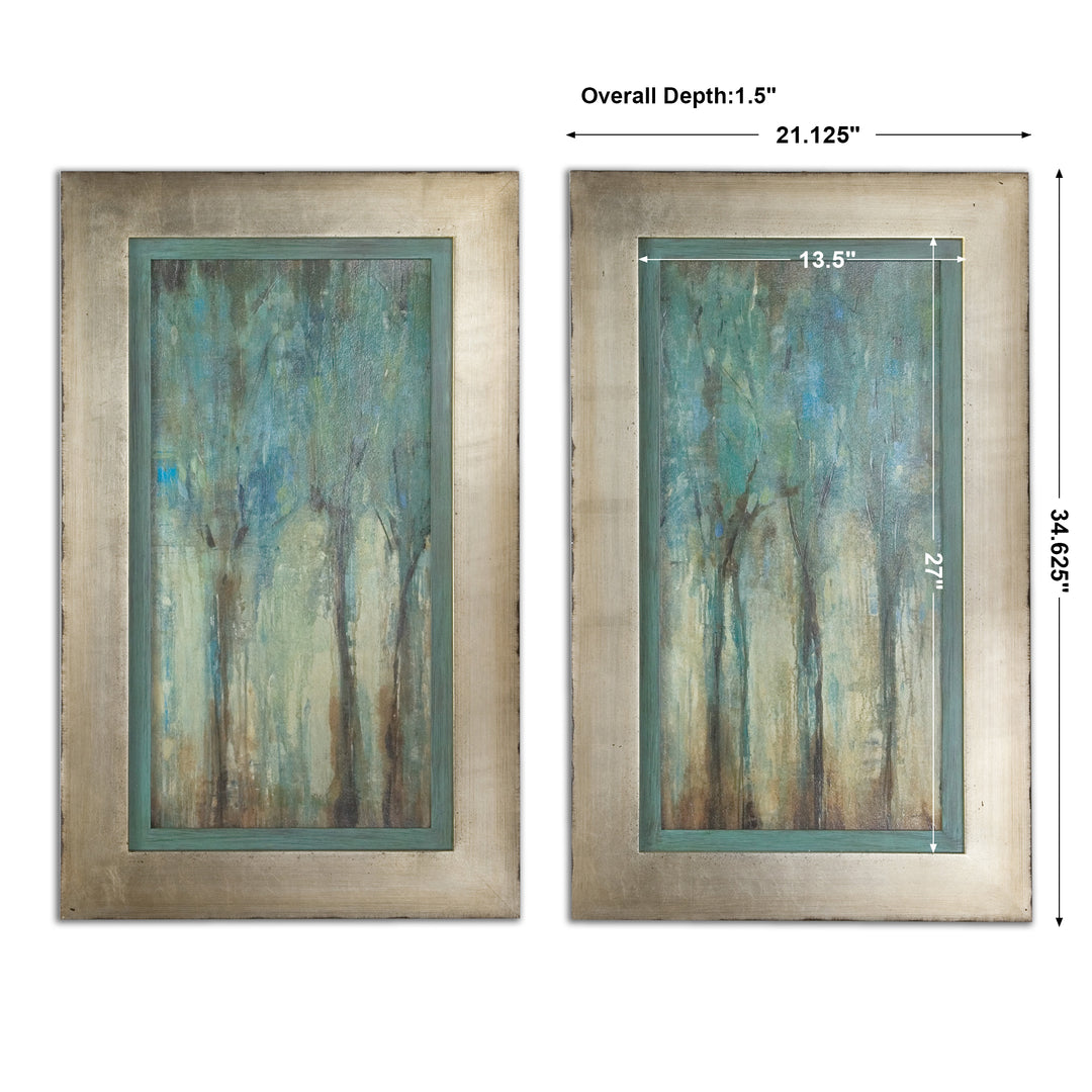 Uttermost Whispering Wind Framed Art, S/2