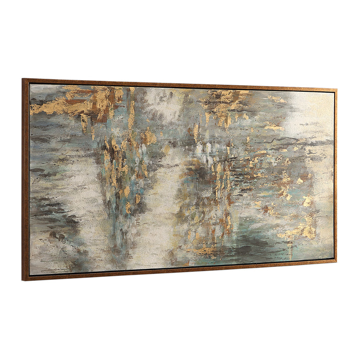 Uttermost Behind The Falls Abstract Art