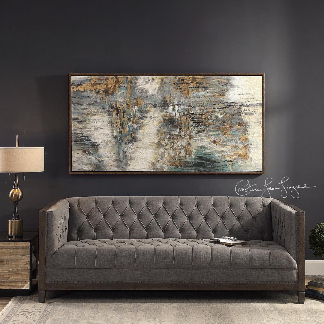 Uttermost Behind The Falls Abstract Art