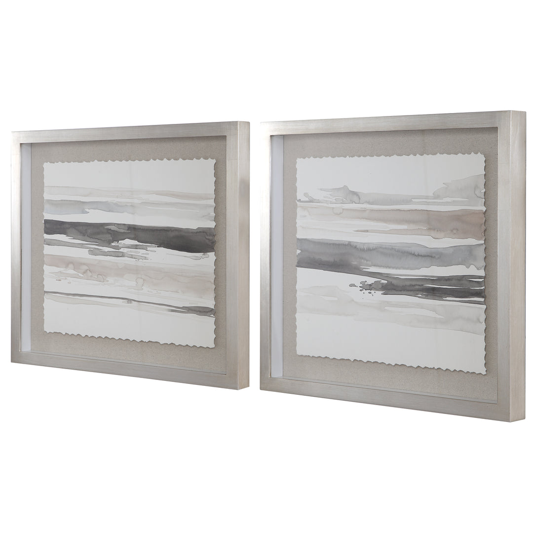 Uttermost Neutral Landscape Framed Prints, Set/2