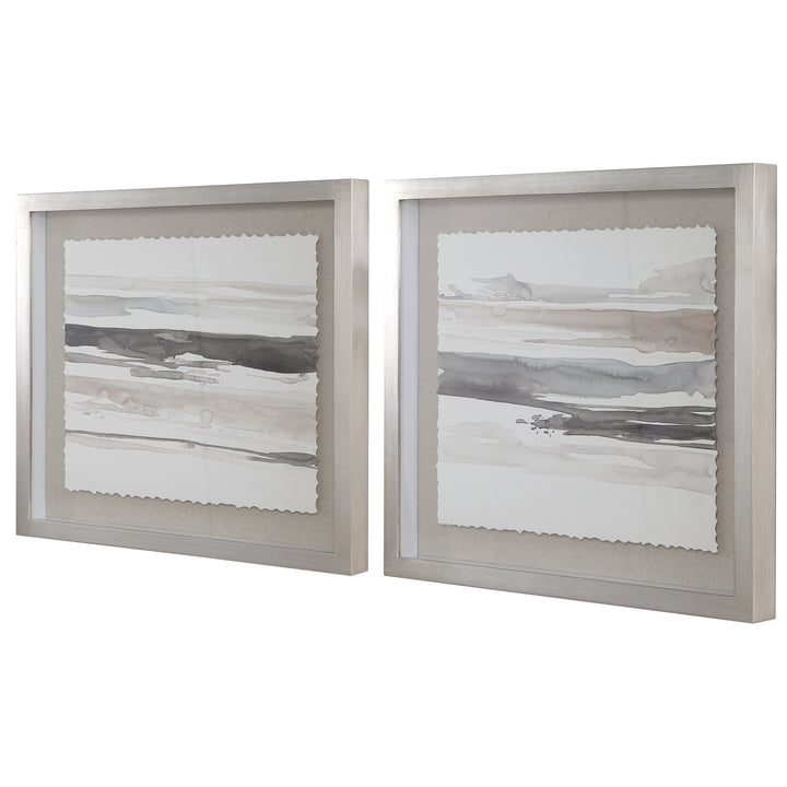 Uttermost Neutral Landscape Framed Prints, Set/2