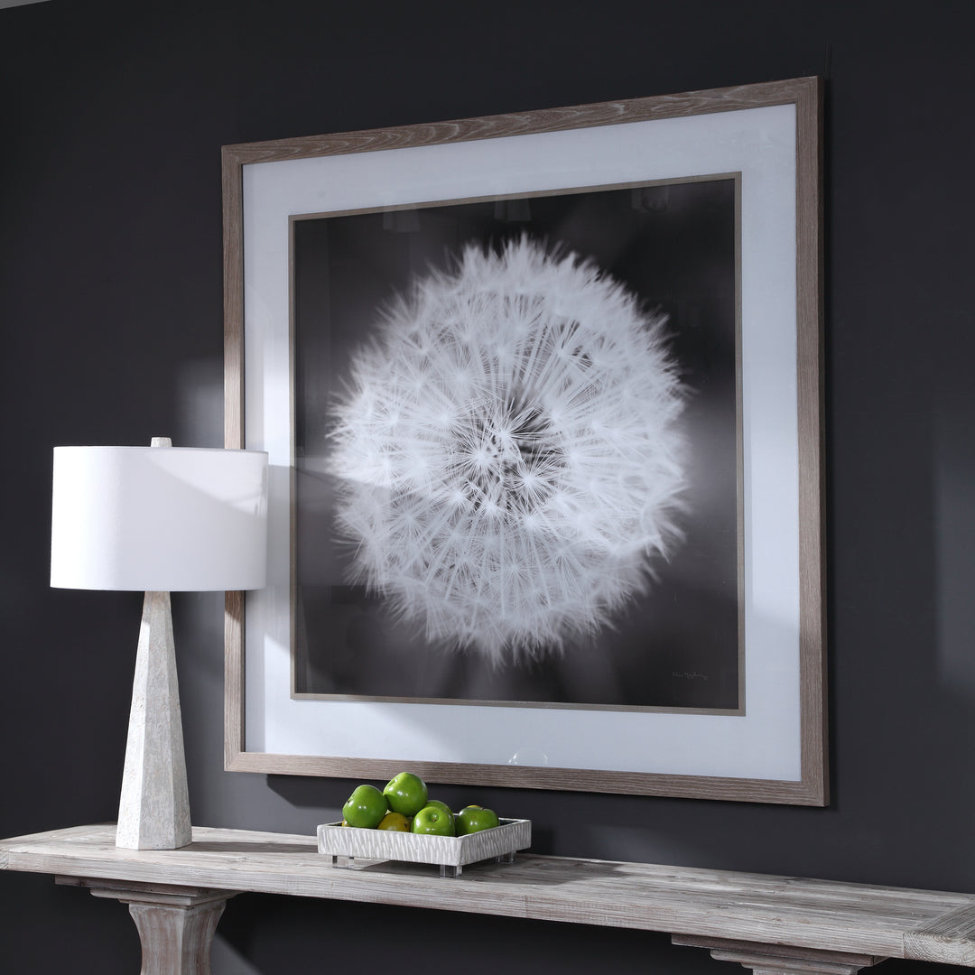 Uttermost Dandelion Seedhead Framed Print