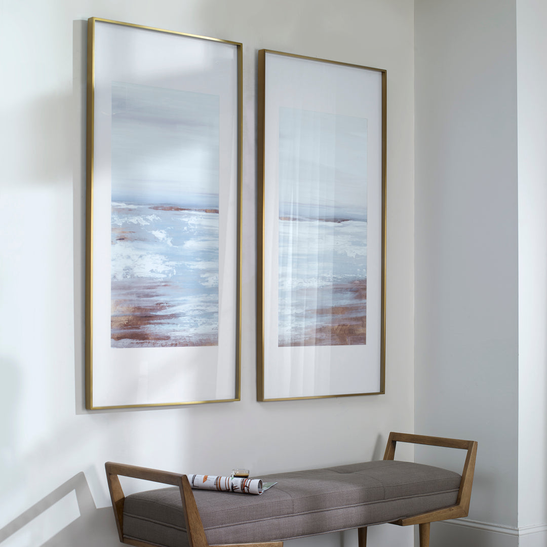 Uttermost Coastline Framed Prints, S/2