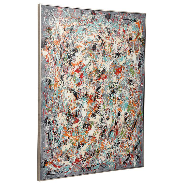 Uttermost Organized Chaos Hand Painted Canvas