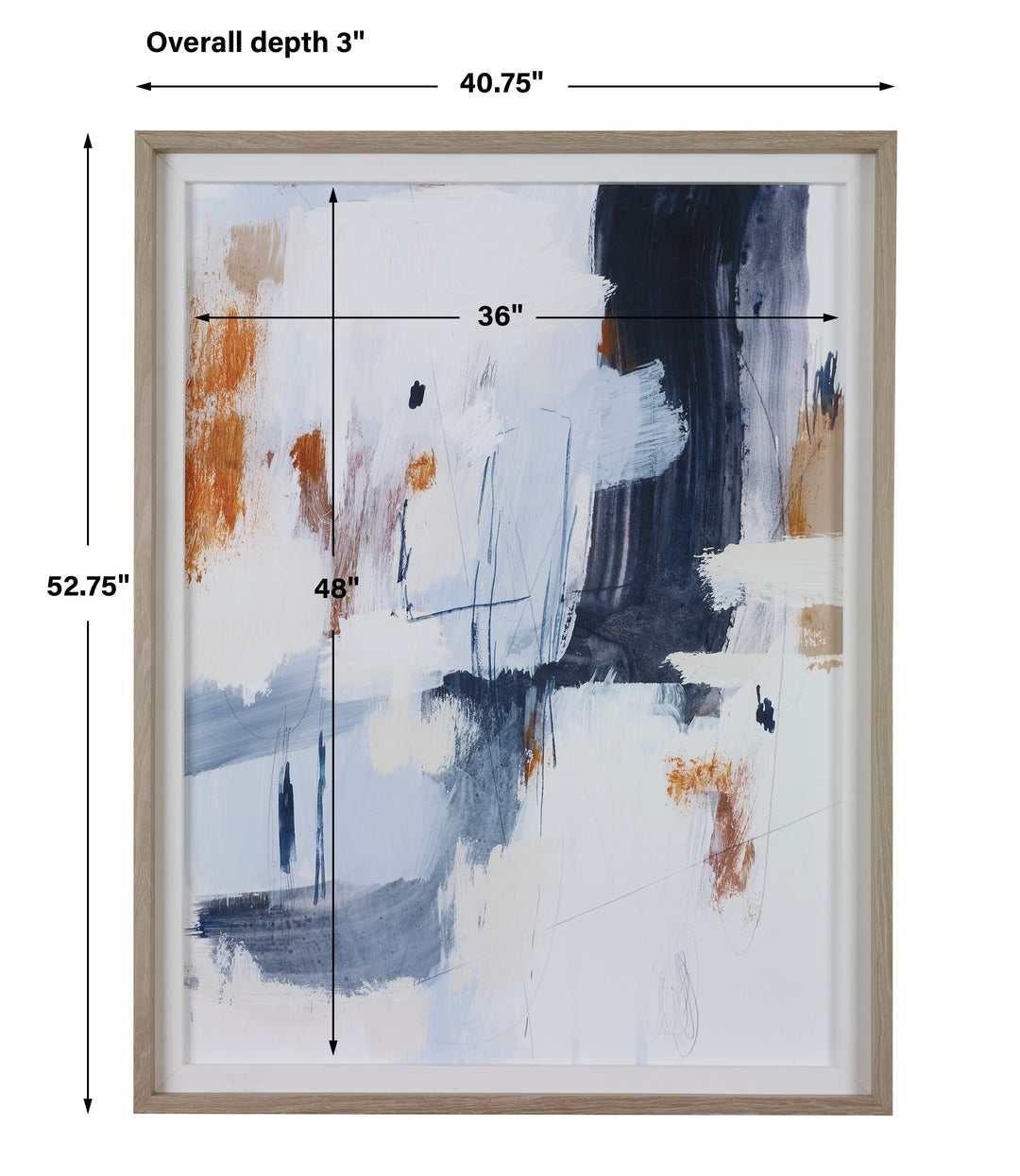 Uttermost Variant Abstract Framed Print