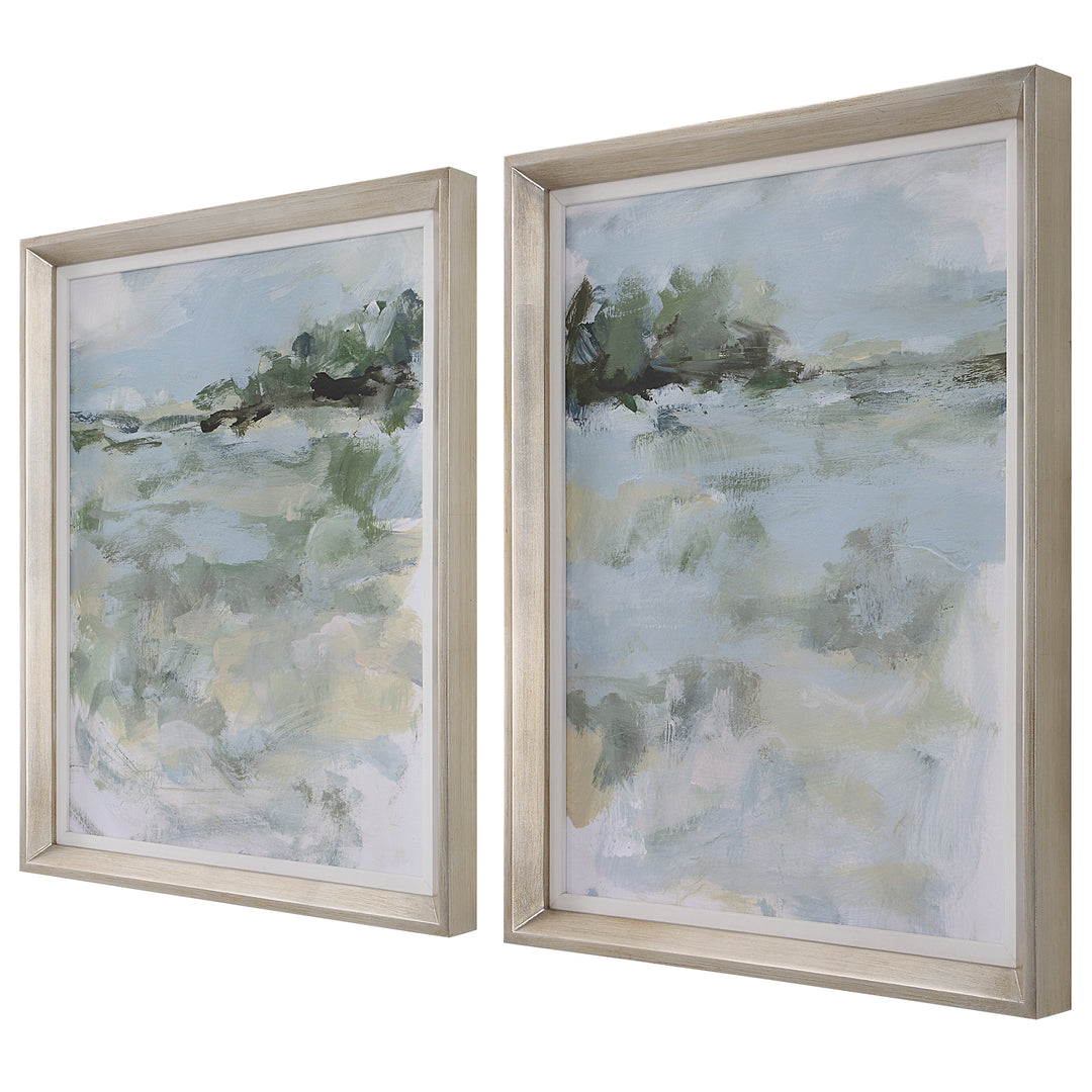 Uttermost Far Away View Framed Prints, Set/2