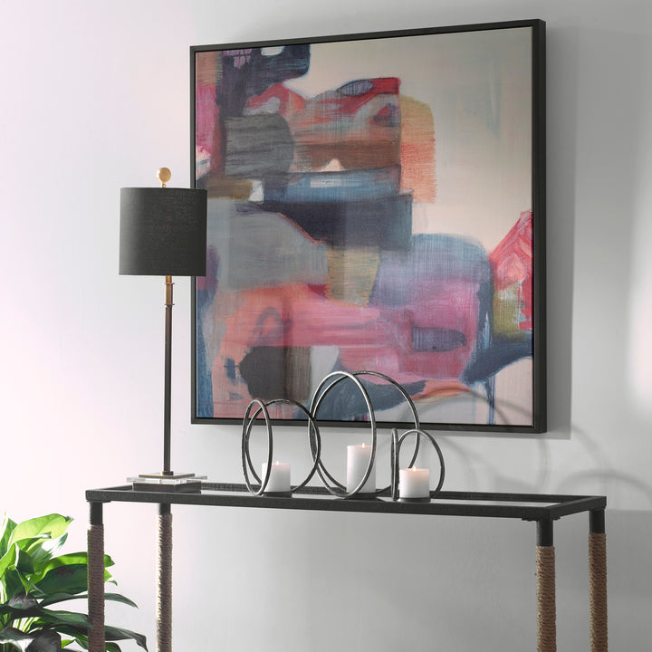 Uttermost Geranium And Ginger Abstract Art