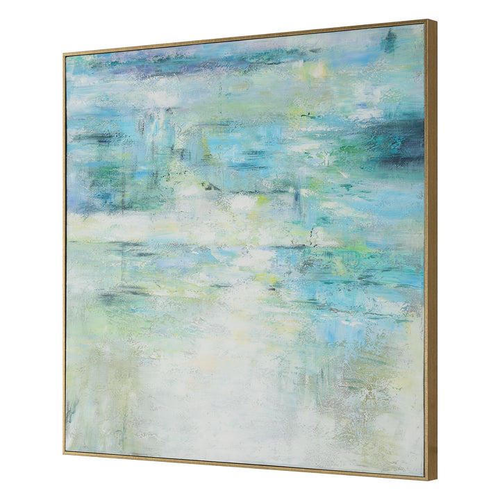 Uttermost Blissful Hand Painted Abstract Art