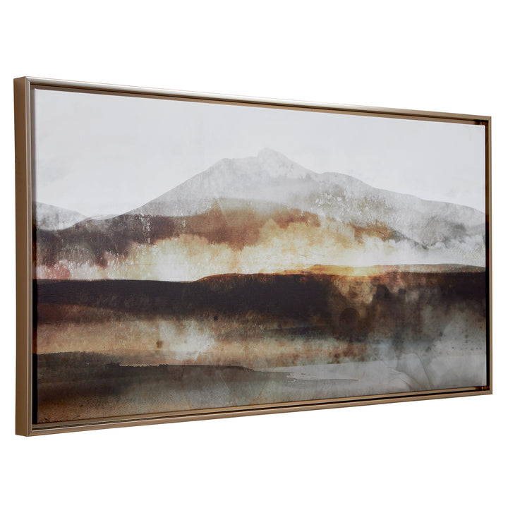 Uttermost Splash Of Land Framed Canvas