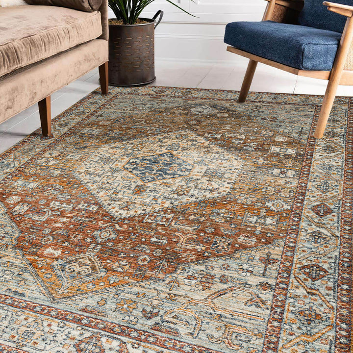 Paprika BE1 Dalyn Bergama Area Rug