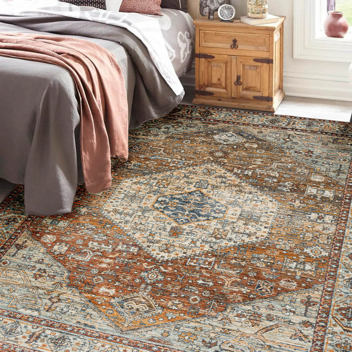 Paprika BE1 Dalyn Bergama Area Rug