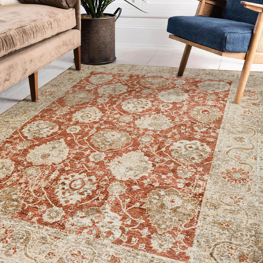 Paprika BE6 Dalyn Bergama Area Rug