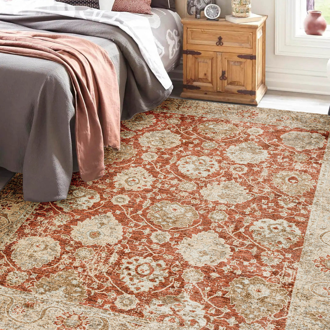 Paprika BE6 Dalyn Bergama Area Rug