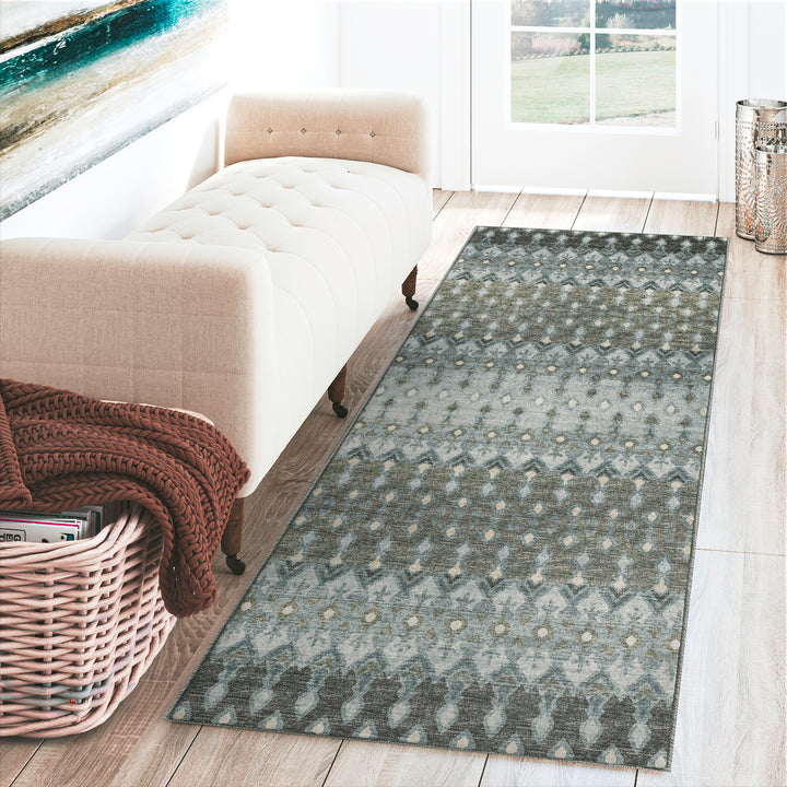 Mineral Blue BR1 Dalyn Brisbane Area Rug