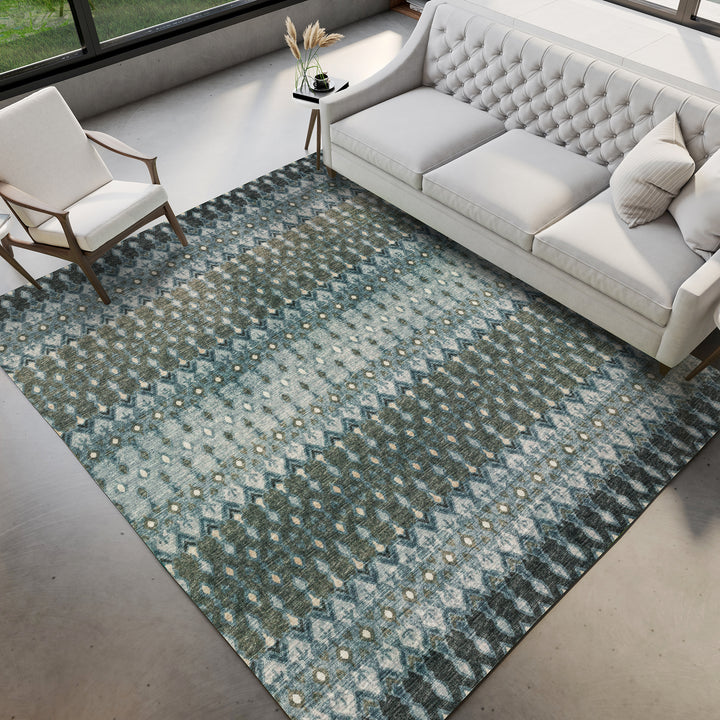 Mineral Blue BR1 Dalyn Brisbane Area Rug