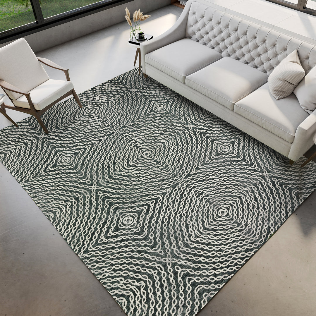 Midnight BR3 Dalyn Brisbane Area Rug