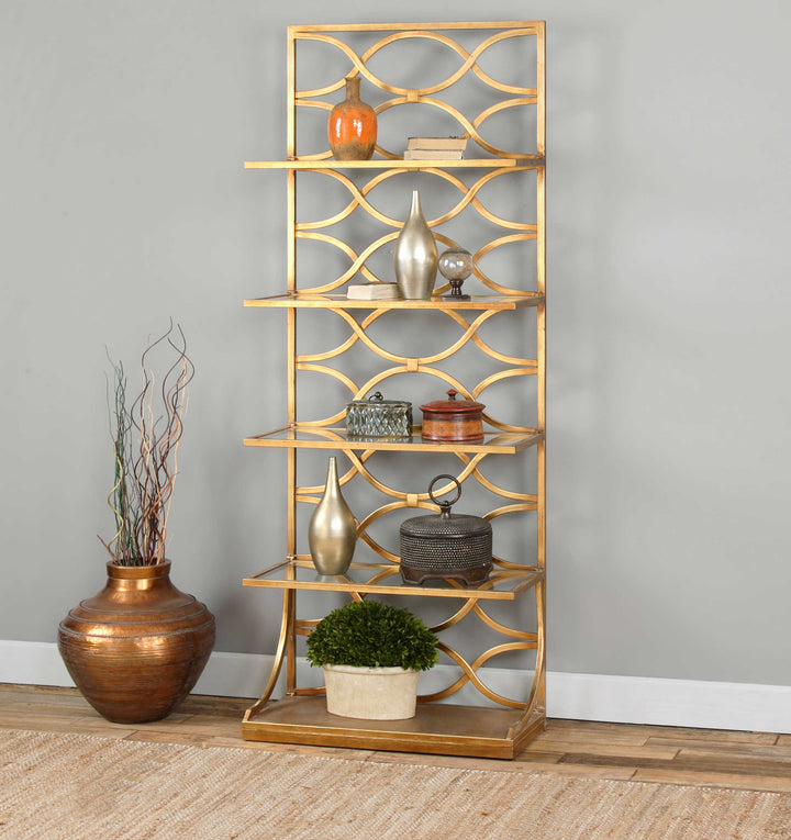 Uttermost Lashaya Gold Etagere