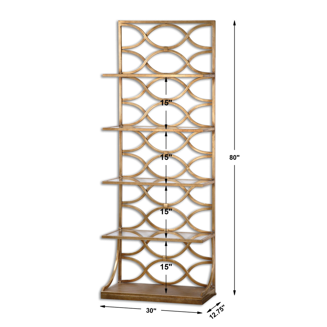 Uttermost Lashaya Gold Etagere