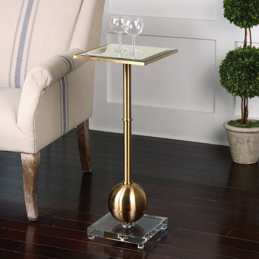 Uttermost Laton Mirrored Accent Table