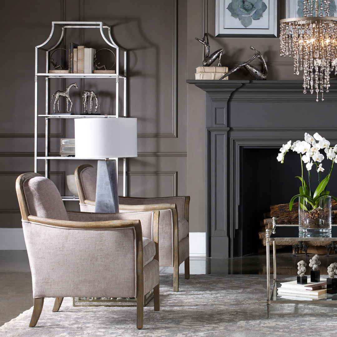 Uttermost Aurelie Silver Etagere